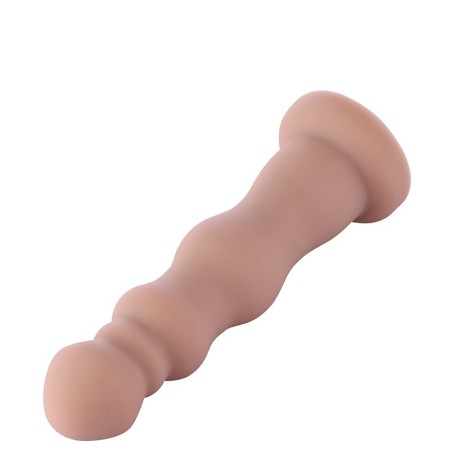 20 cm Beaded Silicone Anal Dildo for Hismith Premium Sex Machine with KlicLok System