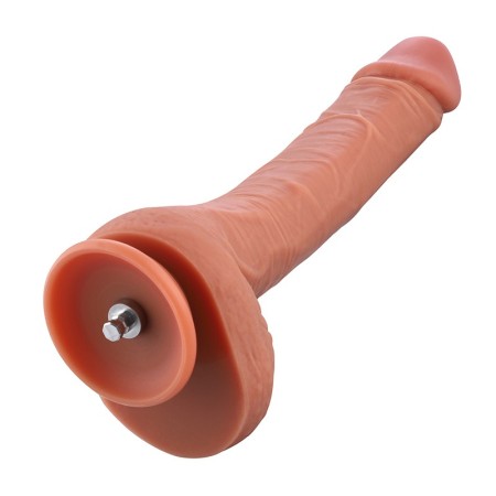 24 cm Large Dual Layered Silicone Dildo with 19 cm Insertable Length for Kliclok System