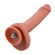 Consolador de silicona de doble capa grande de 24 cm con longitud insertable de 19 cm para el sistema Kliclok