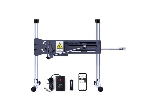 Hismith Sex Machine con control APP con consolador de silicona