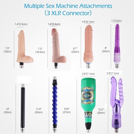 Masturbation Machine 0-85°Adjustable Automatic Love Sex Toys for Female Retractable Dildo with 9 Attachments