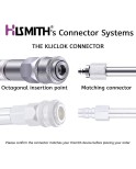 Accesorio de resorte flexible con conector Kliclok para máquinas sexuales Hismith Premium