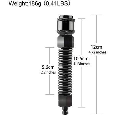 Flexible Spring Accessory with Kliclok Connector for Hismith Premium Sex Machines