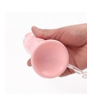 21 cm (8.26 in) Consolador Vibrador Inflable de PVC Flesh - Hismith