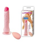 21 cm (8.26 in) Consolador Vibrador Inflable de PVC Flesh - Hismith