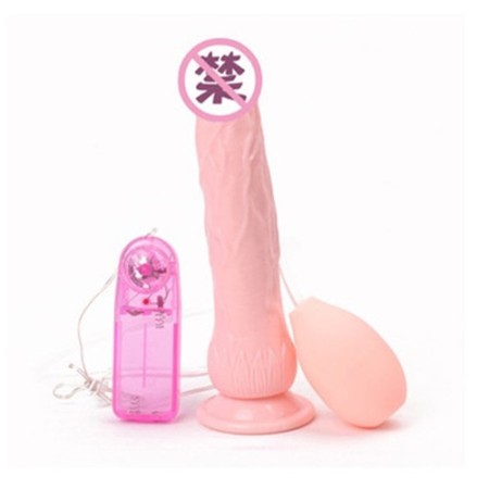 Realistic Vibrating Dildo with Fountain Squirt Like a Real Man