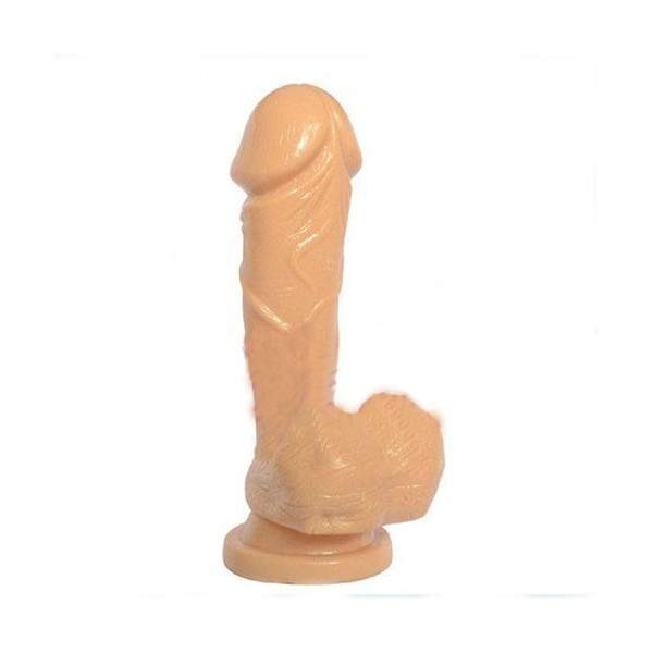 19 cm (7.8 in) Flesh PVC Dildo with Suction Cup - Hismith