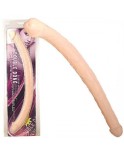 45 cm (17.7 in) TPE Jelly Double Ends Dildo for Lesbians - Hismith