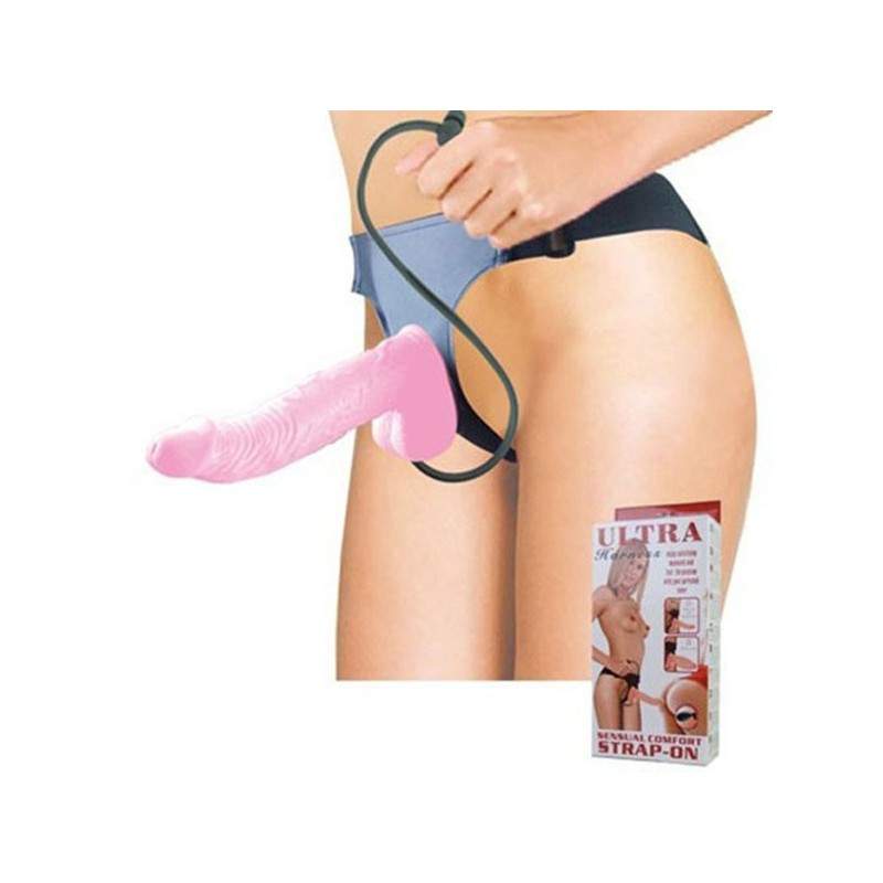 Soft Strap Ons Dildo with Pump 