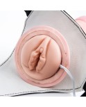 22 cm (8.7 in) Realistic Vibrating PVC Strap On Dildo Pegging Kit for Women - Hismith