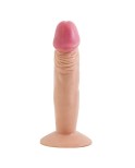 17 cm (6.7 in) Realistic Flesh PVC Dildo for Beginners, Suction Cup Based
