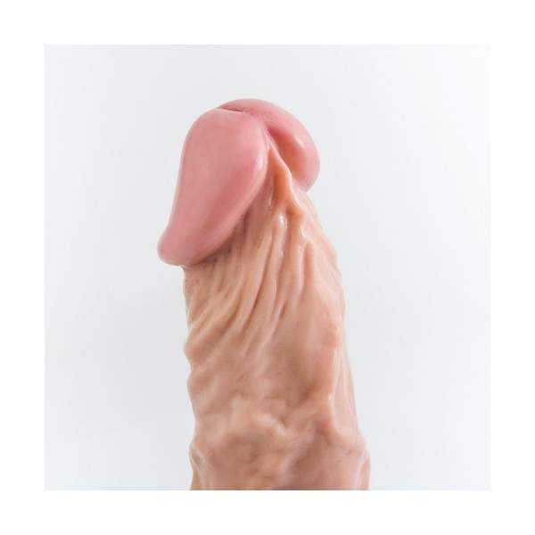 Flesh 9.25 inch Natuarl Feel Realistic Dildo with Strong Suction