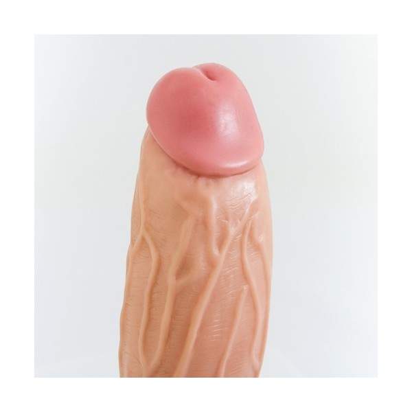 Flesh 8.27 inch Natuarl Feel Realistic Dildo with Strong Suction