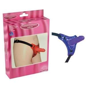 11 cm (4.3 in) Silicone Strap On Harness Dildo for Women