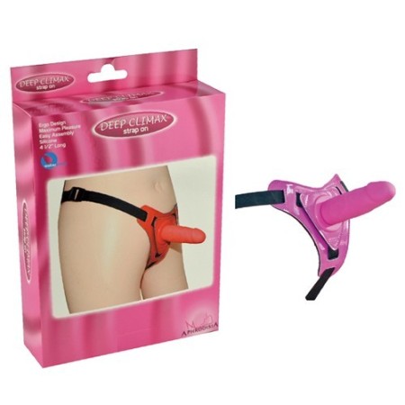 Climax Harnesses Wears Strap On Dildo