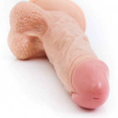 7.9 inch Natuarl Feel Realistic Flesh Dildo with Sturdy Suction